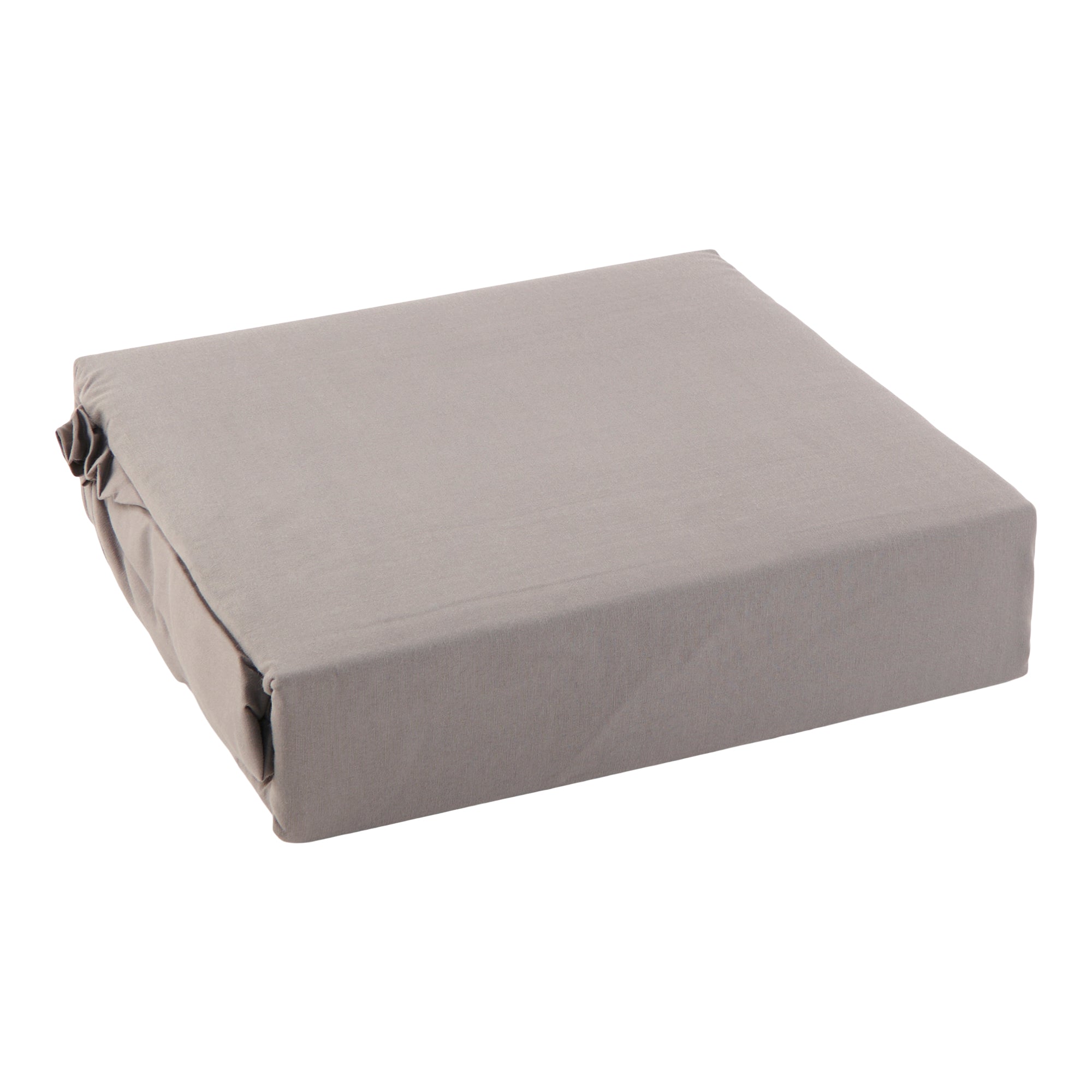 HomeStyles Cotton Rich Sheet Set, Queen, Steel Grey, 4 Piece
