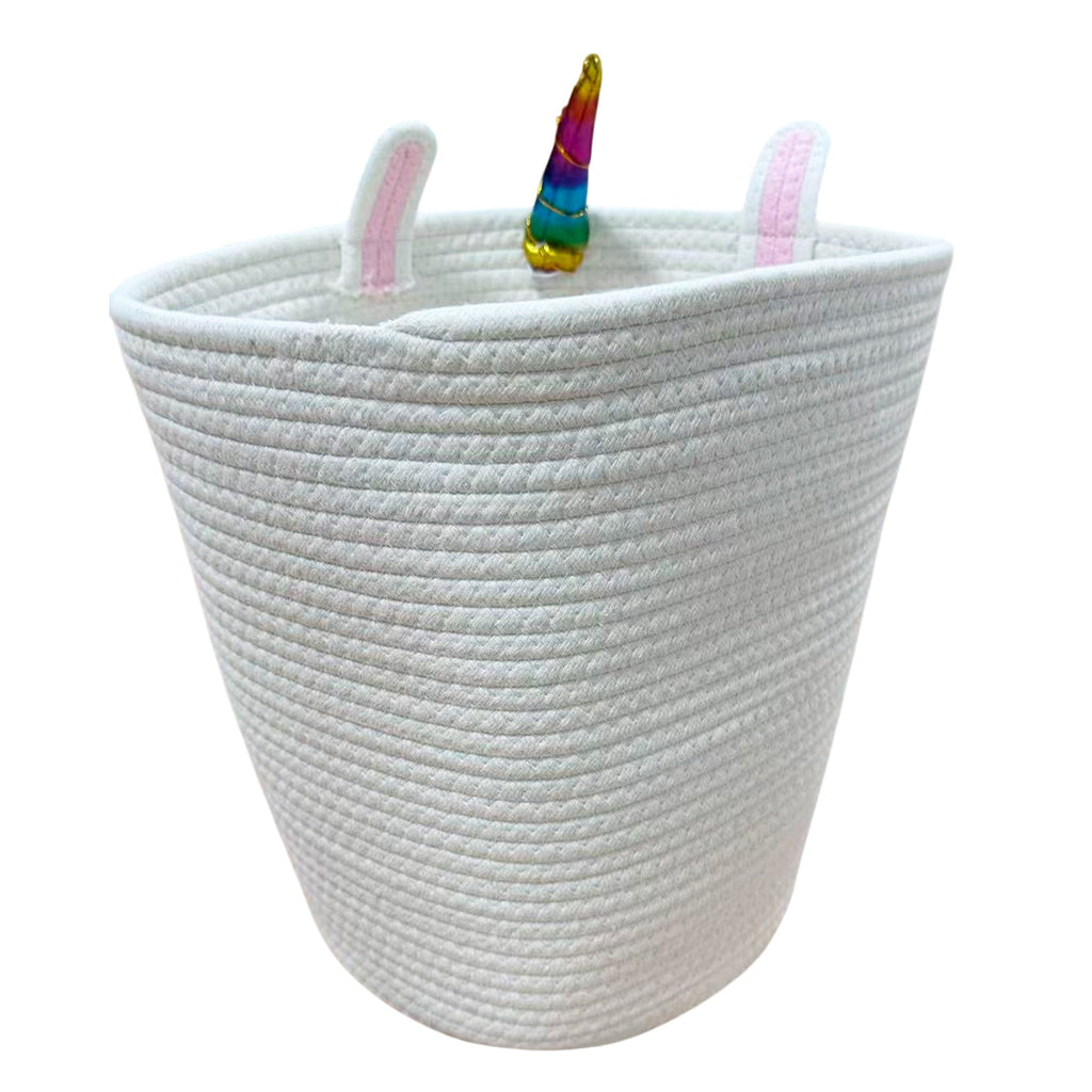 HomeStyles Kid's Rope Basket, 12-in x 12-in x 13-in.