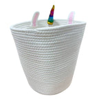 HomeStyles Kid's Rope Basket, 12-in x 12-in x 13-in.