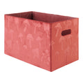 HomeStyles Decorative Velvet Basket, 14.2-in x 9-in x 9-in.