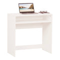 Simple MDF Desk, White, 30-in x 15-in x 30-in.