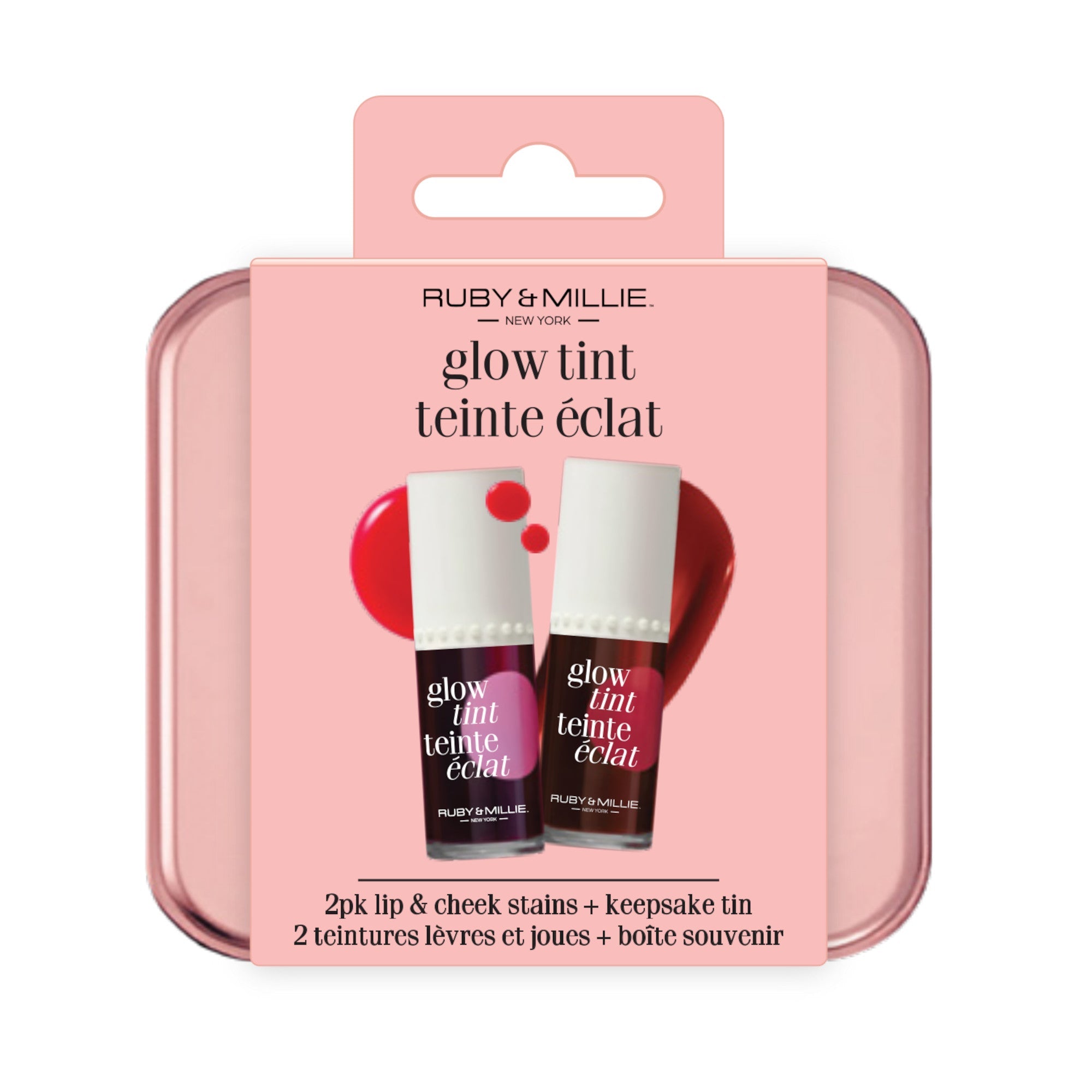Ruby & Millie Lip & Cheek Stain, 2-Pack