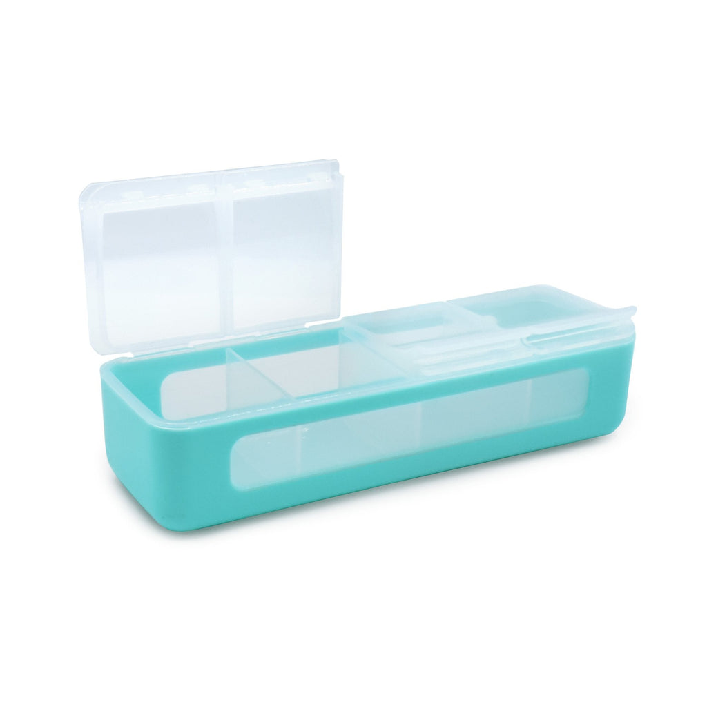 4 Compartment Snackle Box, 8-in x 2.7-in x 2.6-in.