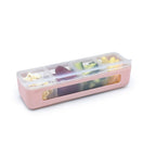 4 Compartment Snackle Box, 8-in x 2.7-in x 2.6-in.