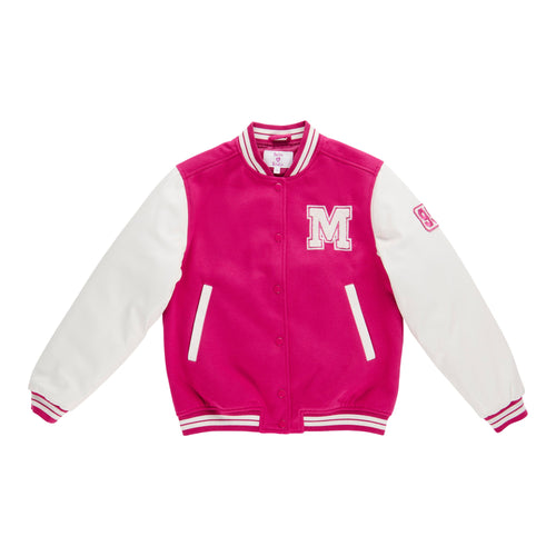 BELLA & BIRDIE Girls' Printed Varsity Jacket