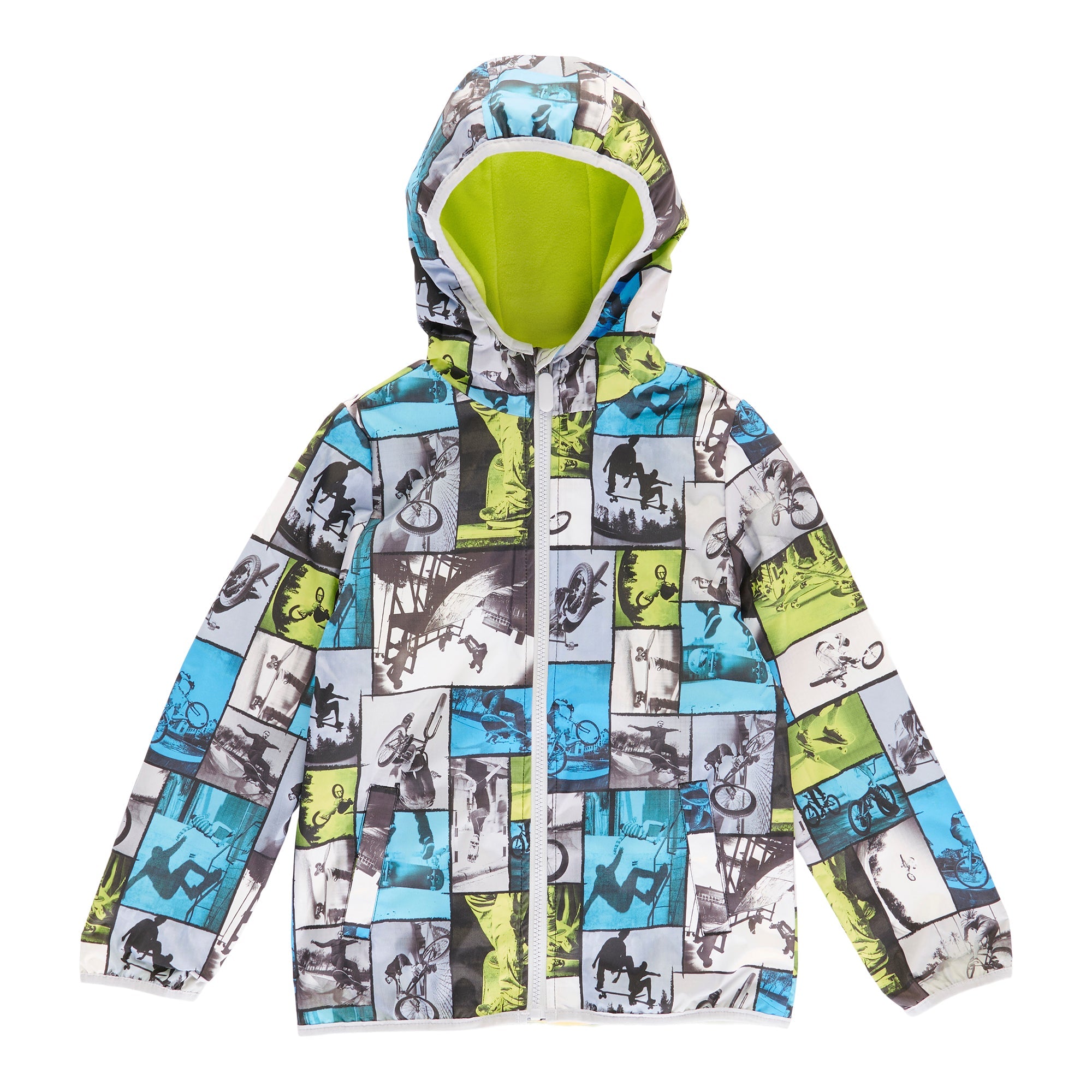 SURVIVAL GEAR Boys' Printed Coated Splash Jacket