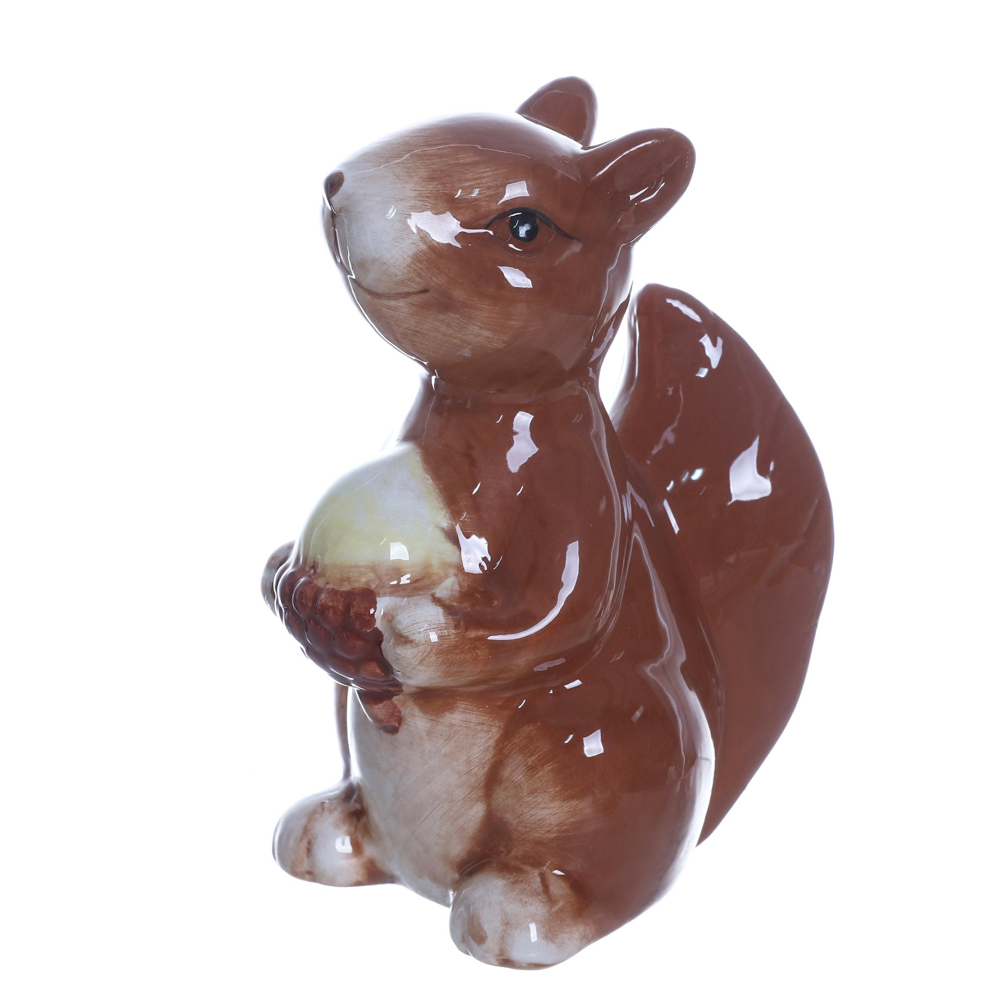 HomeStyles Ceramic Squirrel, 9.5-in x 7-in x 13-in.
