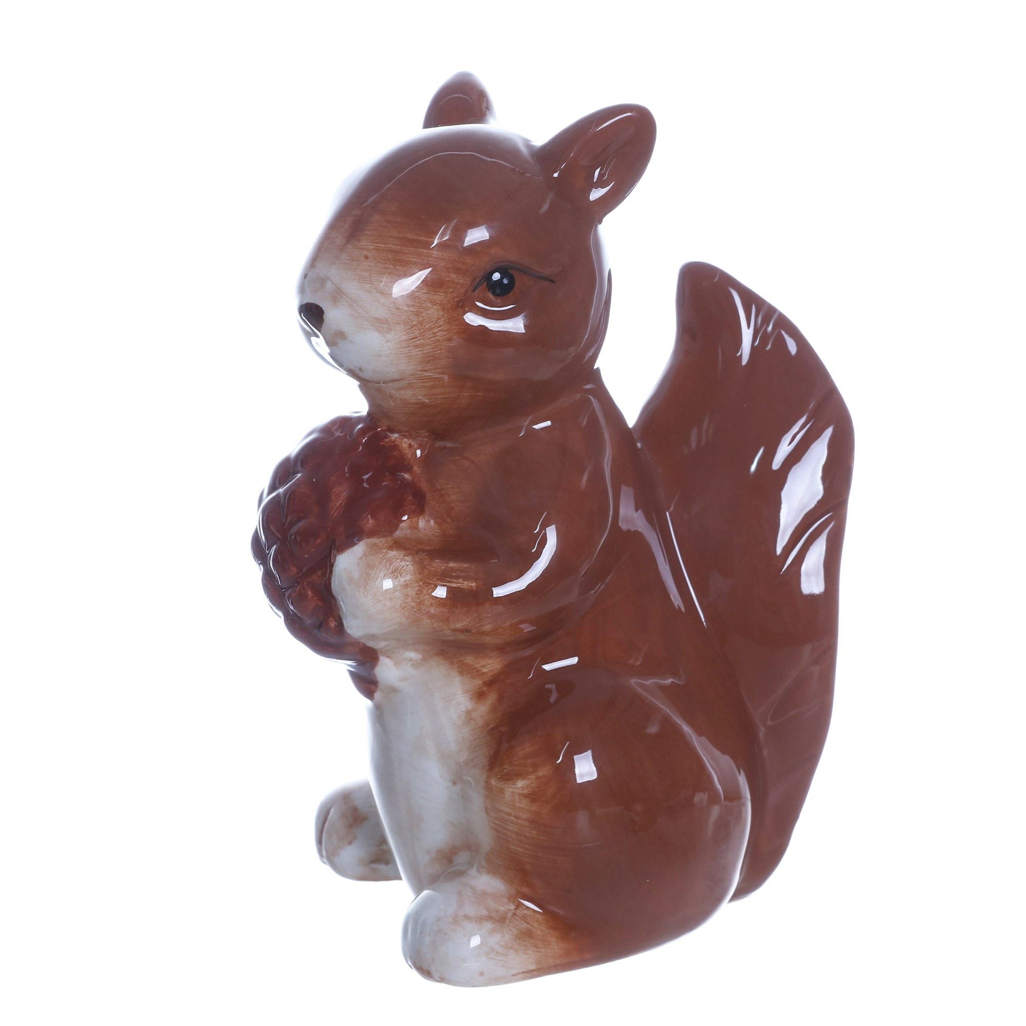 HomeStyles Ceramic Squirrel, 9.5-in x 7-in x 13-in.