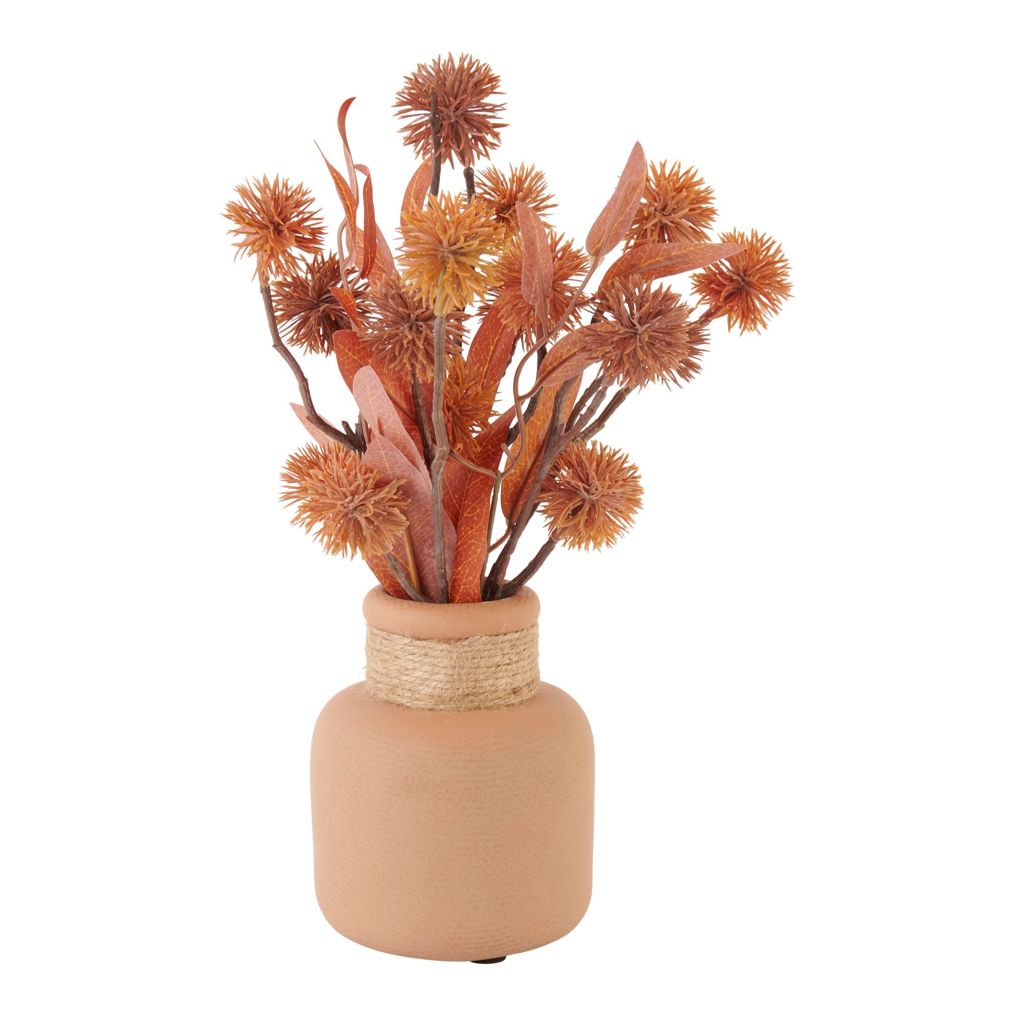 HomeStyles Artificial Florals With Pot, 8-in x 14-in.