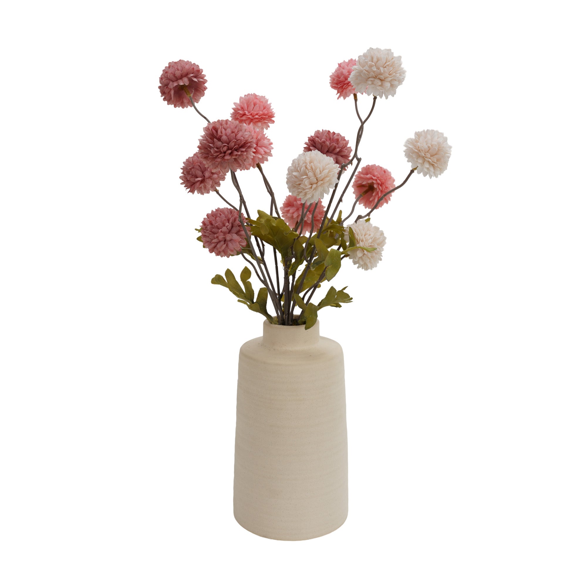 HomeStyles Ceramic Florals In Pot, 4-in x 4-in x 16.5-in.