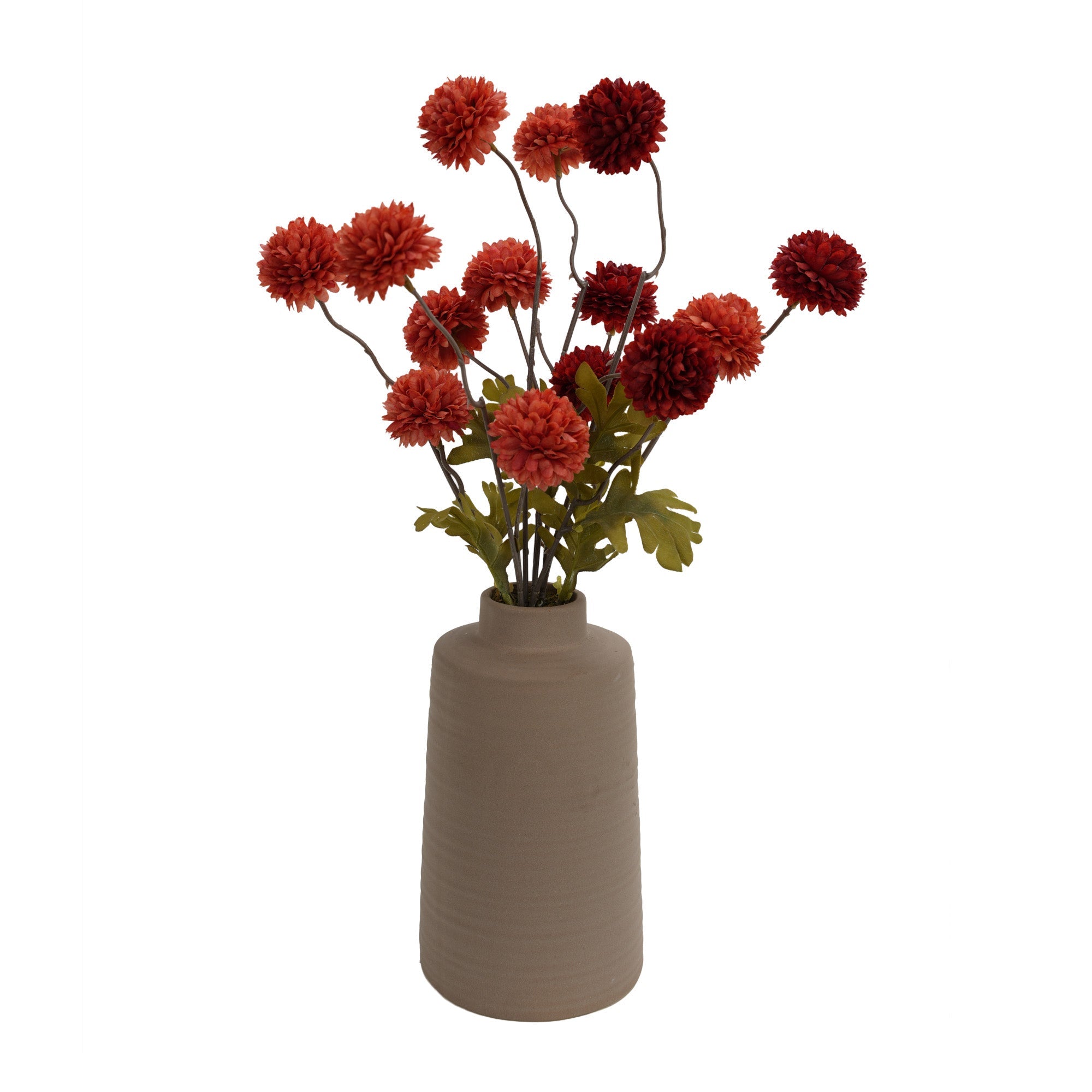 HomeStyles Ceramic Florals In Pot, 4-in x 4-in x 16.5-in.