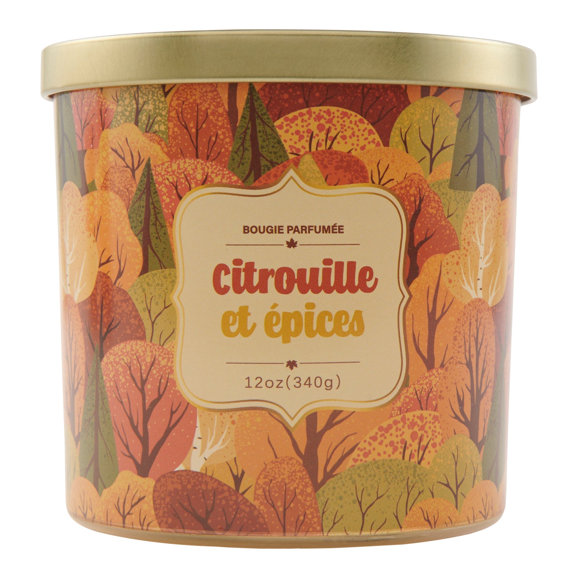HomeStyles Fall Jar Candles, 12-oz.