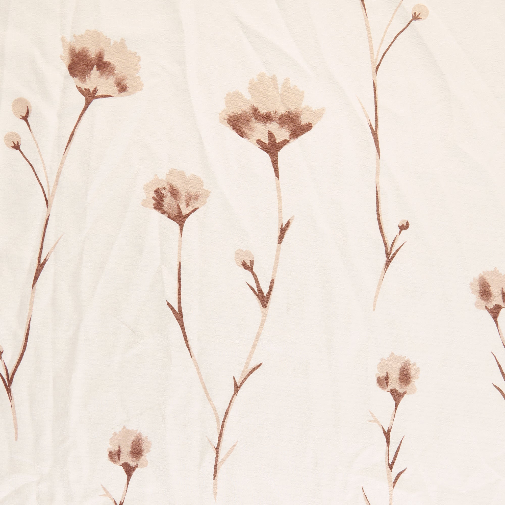 HomeStyles Faux Linen Shower Curtain, 70-in x 72-in.