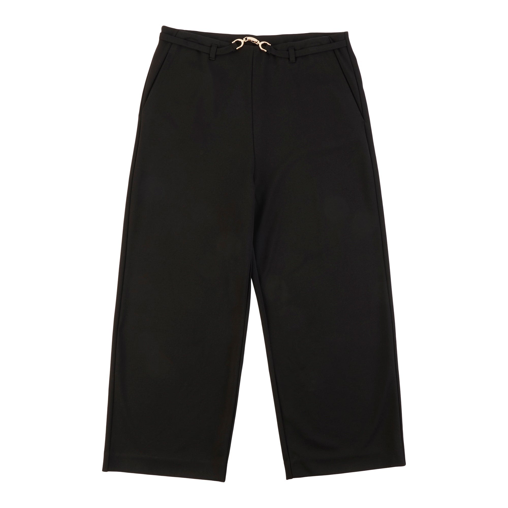lily morgan Women's Wide-Leg Buckle Pants