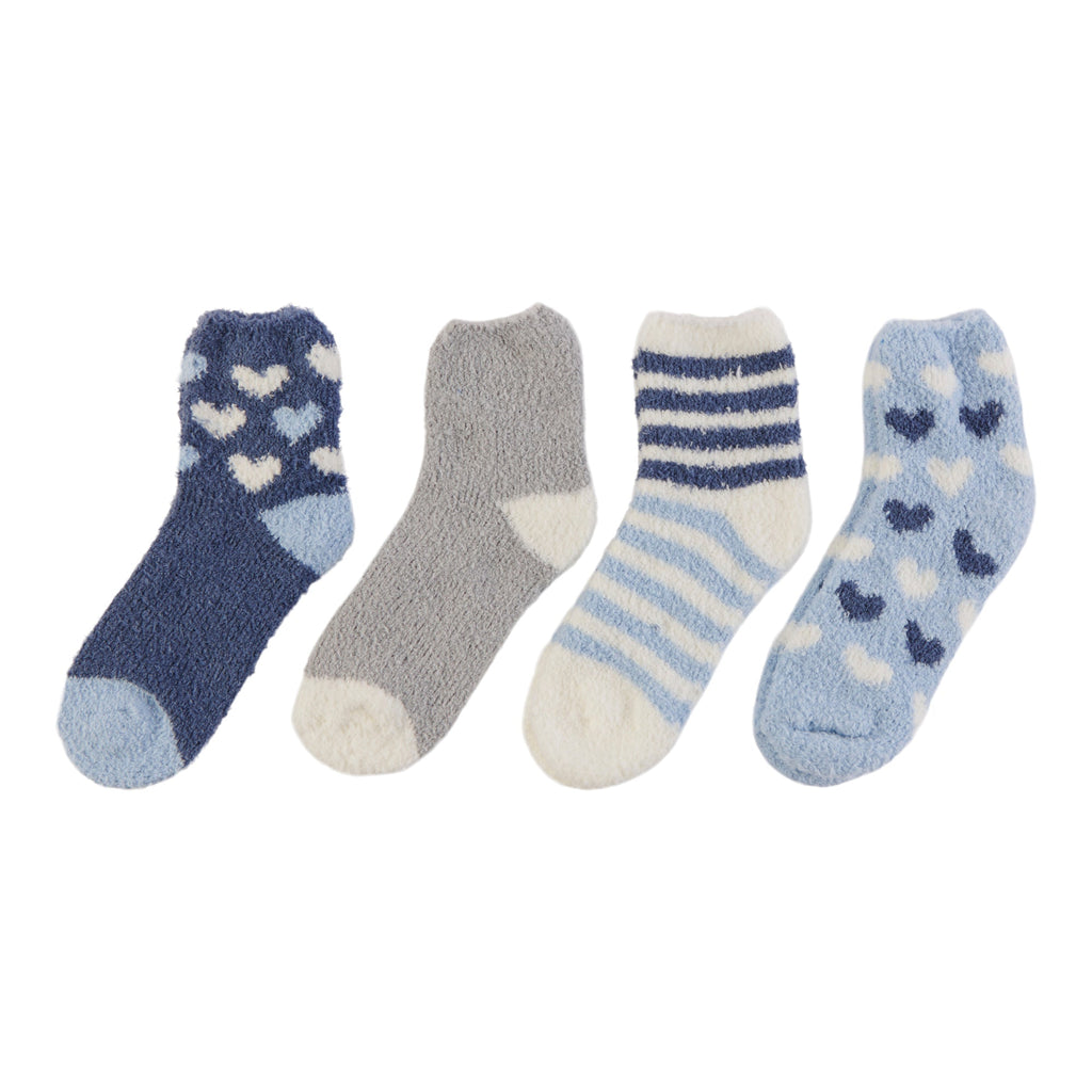 Carisma Women's Super Soft Socks, 4-Pack, Assorted