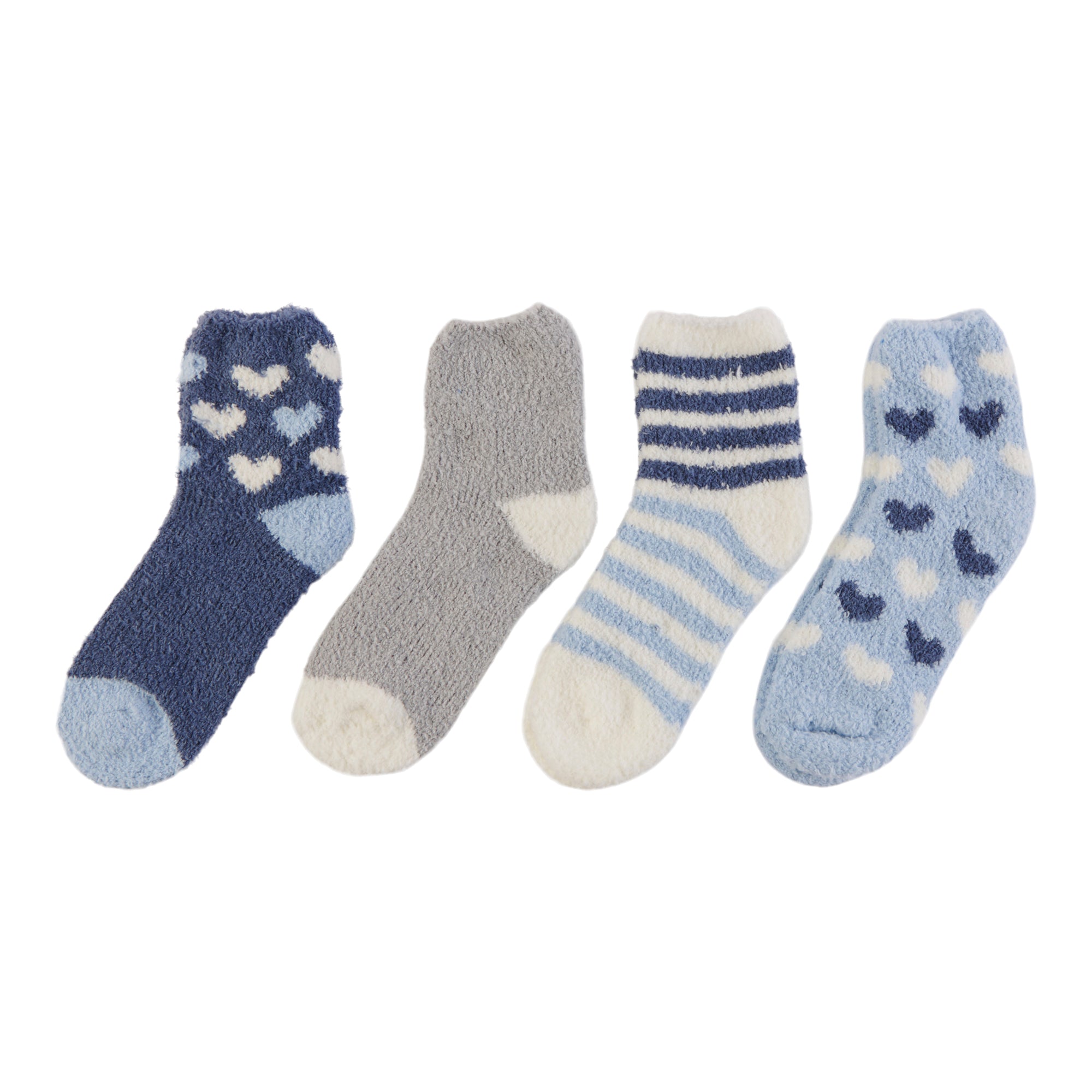 Carisma Women's Super Soft Socks, 4-Pack, Assorted