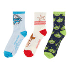 Boys' Licensed Toy Story Quarter Crew Socks, 3-Pack