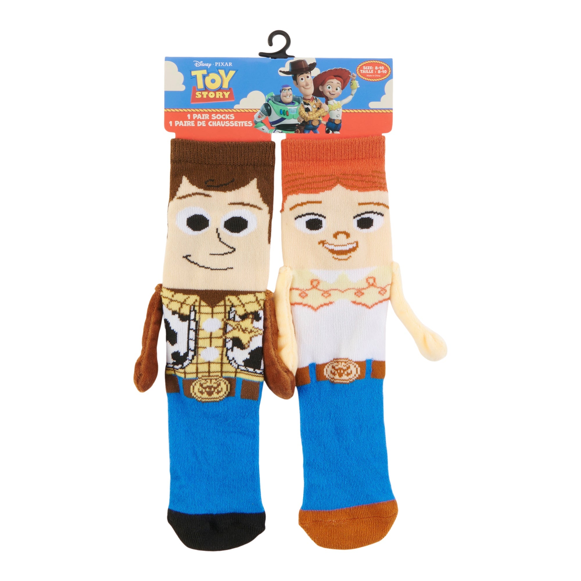 Girls' Licensed Printed Toy Story Magnetic Socks, 1-Pack