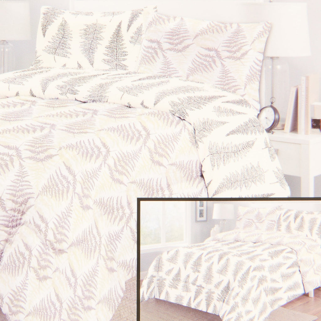 Printed Reversible Comforter Set, Double, 3 Piece