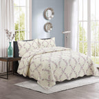 Pinsonic Quilt Set, Queen, 3 Piece
