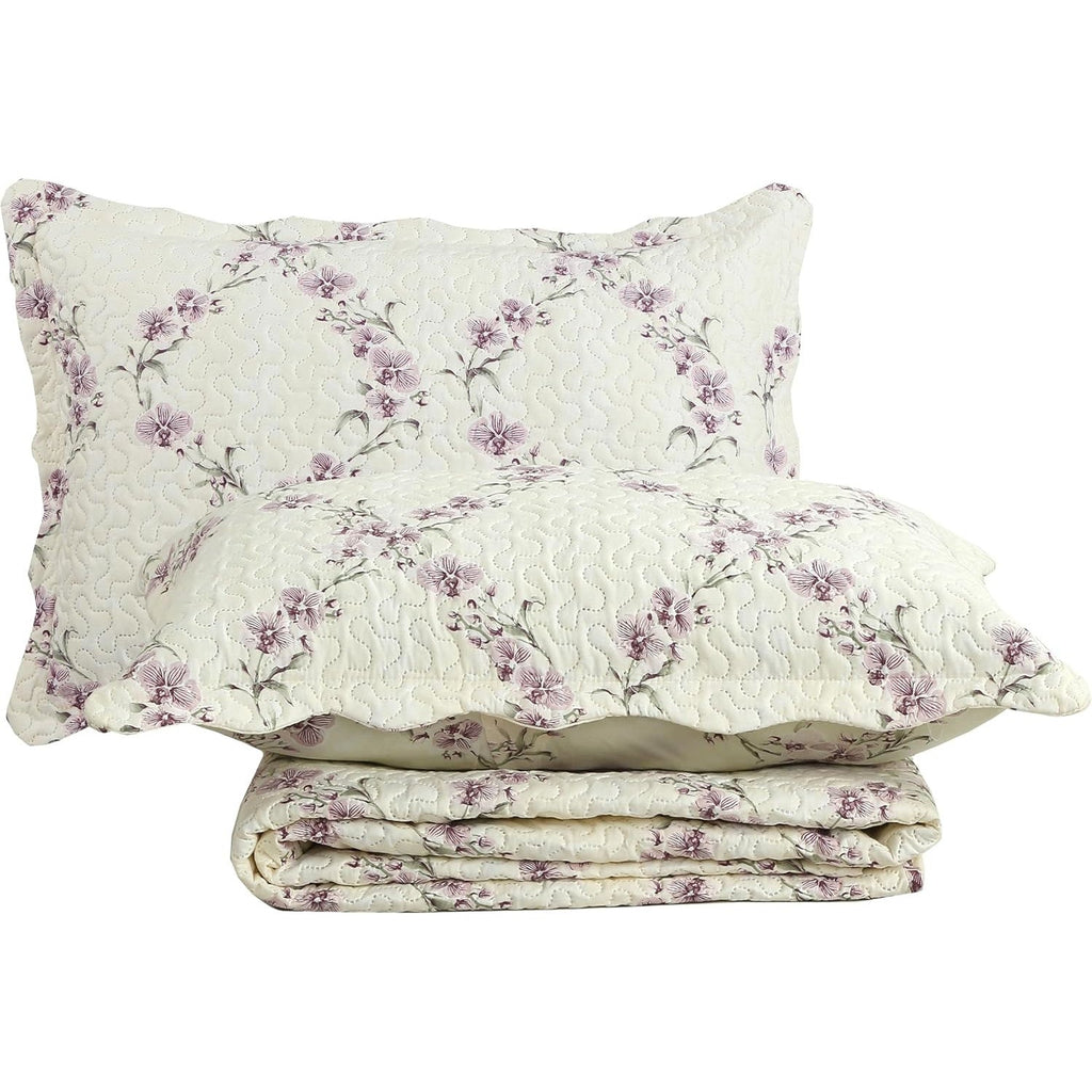 Pinsonic Quilt Set, Queen, 3 Piece