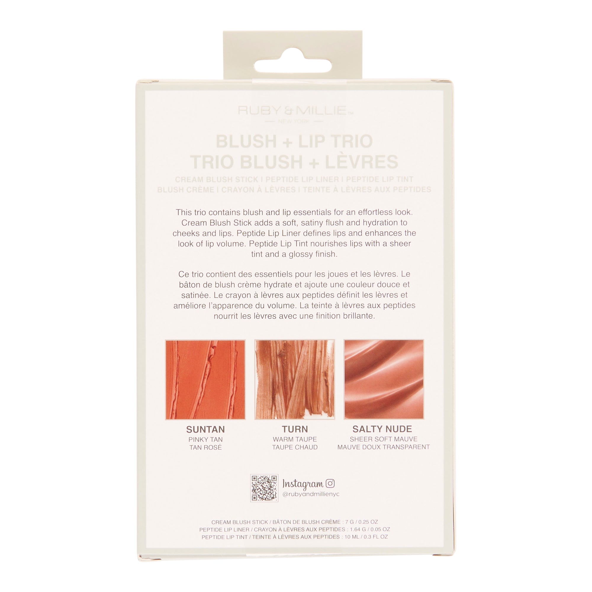 Ruby & Millie Blush + Lip Trio