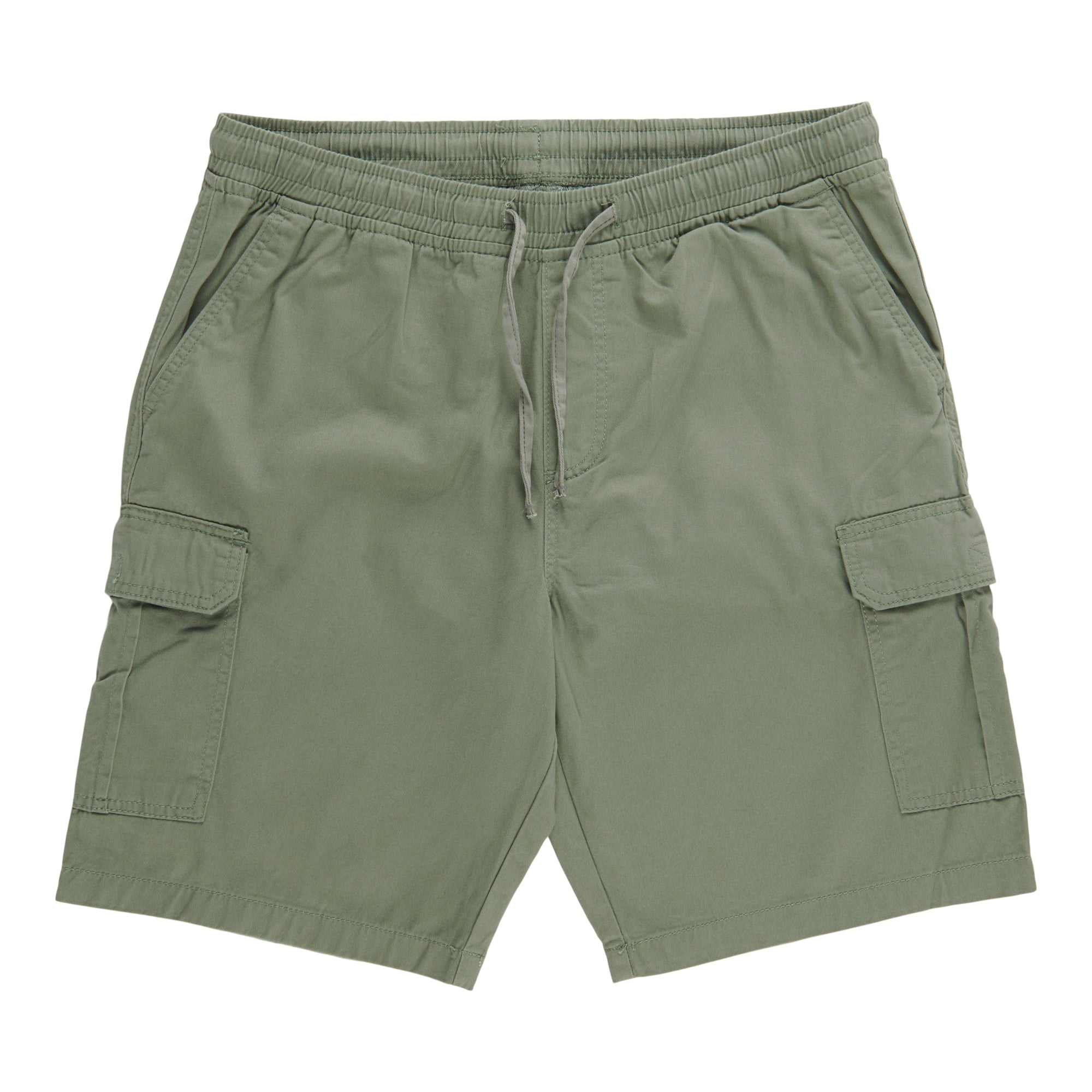 Men's Elastic Waist Cargo Shorts