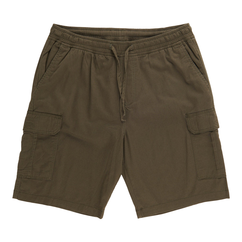 Men's Elastic Waist Cargo Shorts