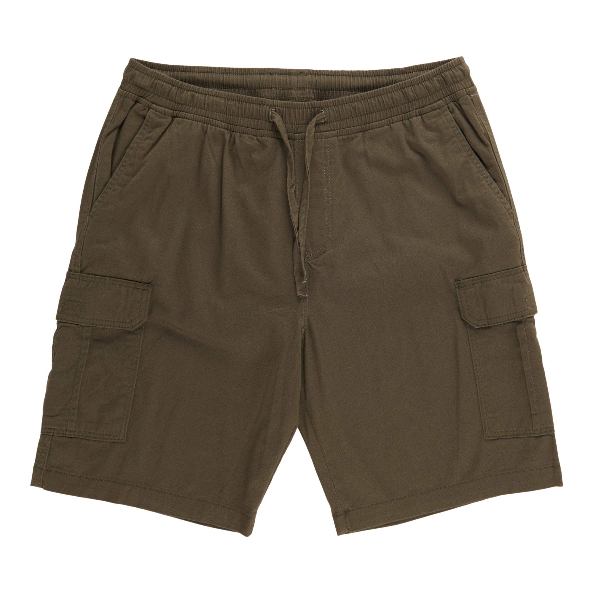 Men's Elastic Waist Cargo Shorts