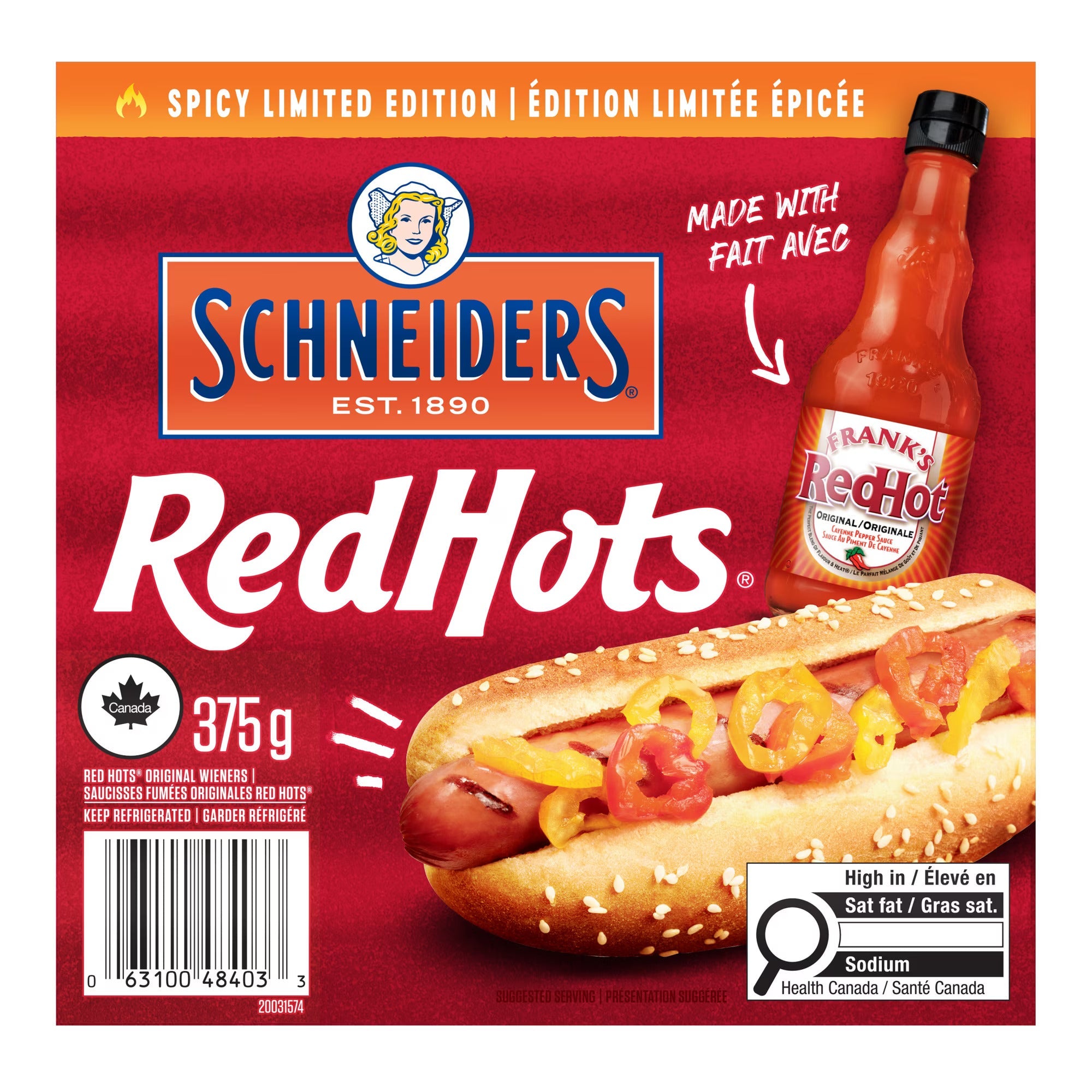 Schneiders Frank's RedHot Weiners, 375 g