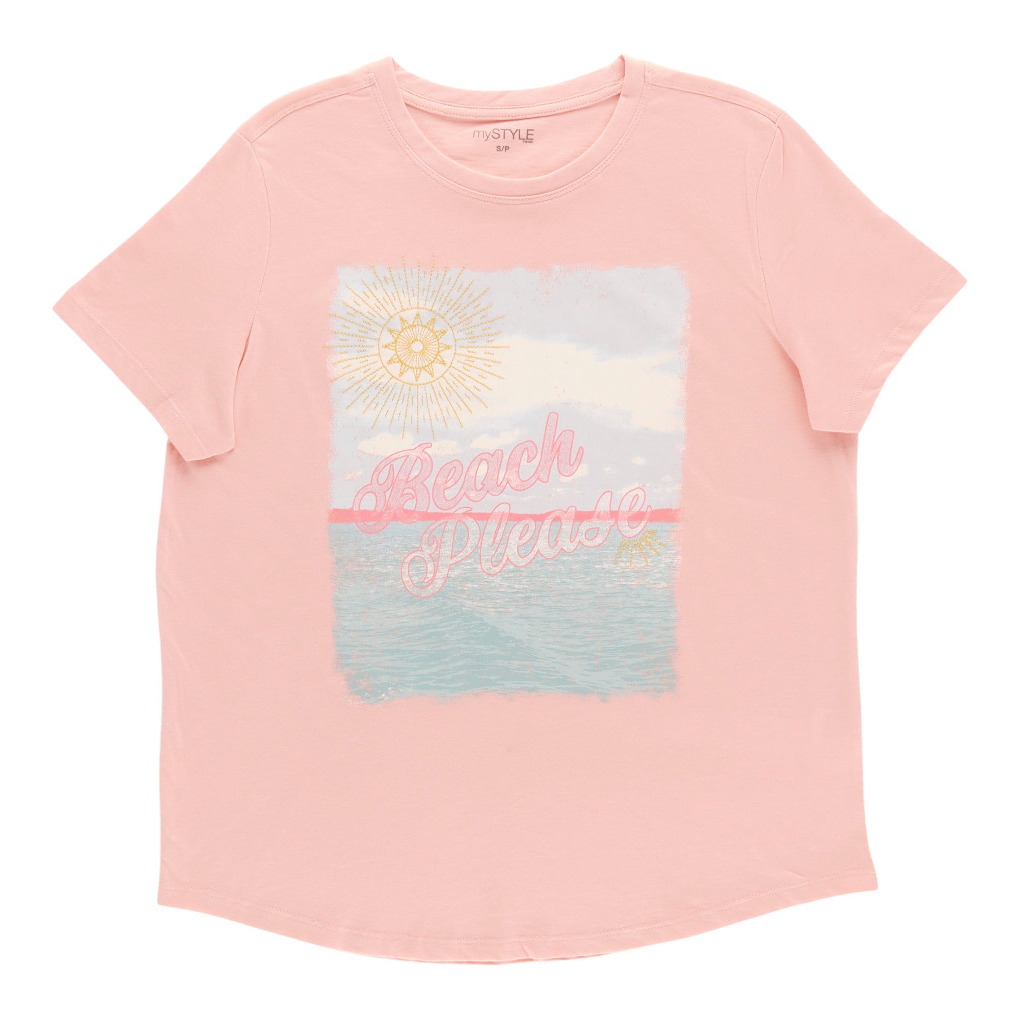 Women's Rolled Sleeve V-Neck T-Shirt