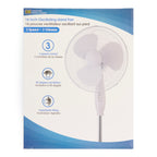 3-Speed Floor Fan, White, 16-in x 21-in.
