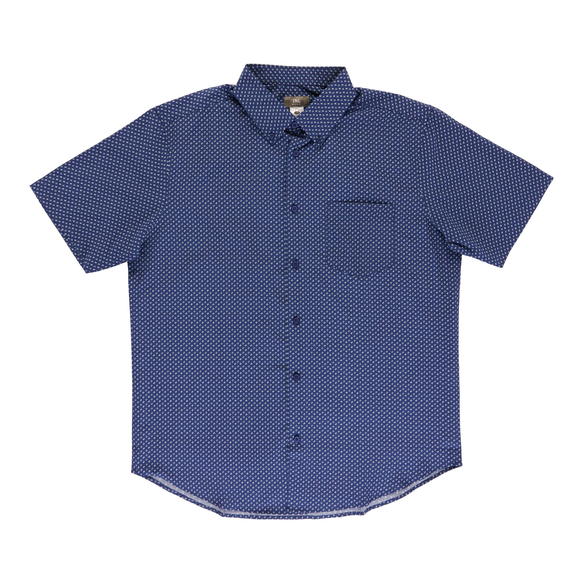 Men's Short Sleeve Button-Up Shirt