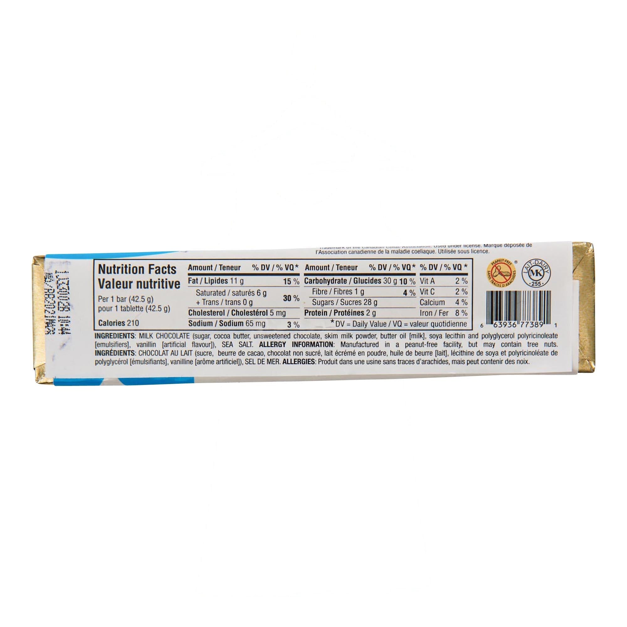 Queen T Sea Salt Chocolate Bar - 42.5g