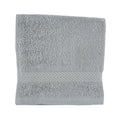 Regal Soft Cotton Face Cloth, Chevron Dobby Striped, Grey, 13-in