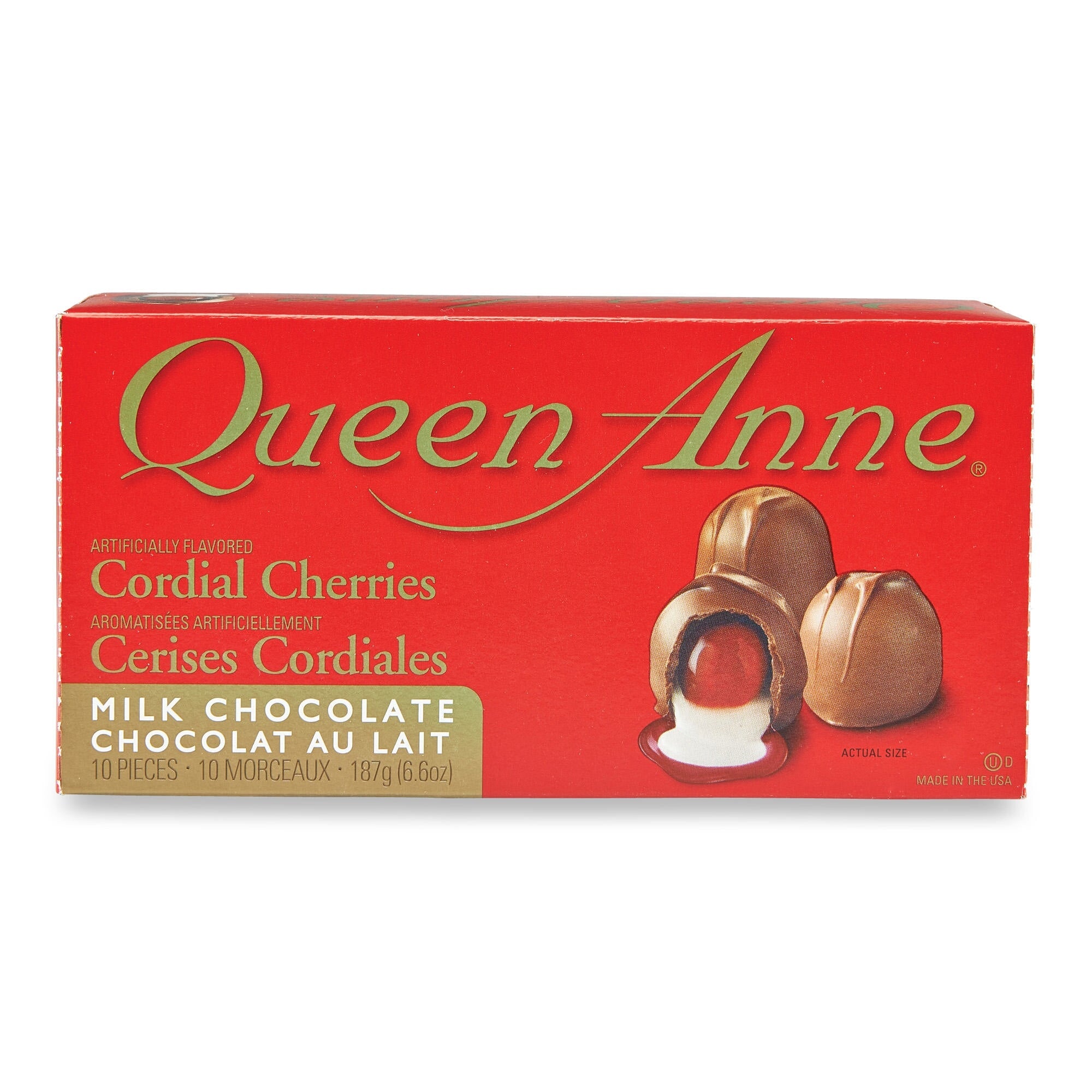 Queen Anne Chocolate Cordial Cherries 10pc. - 187g
