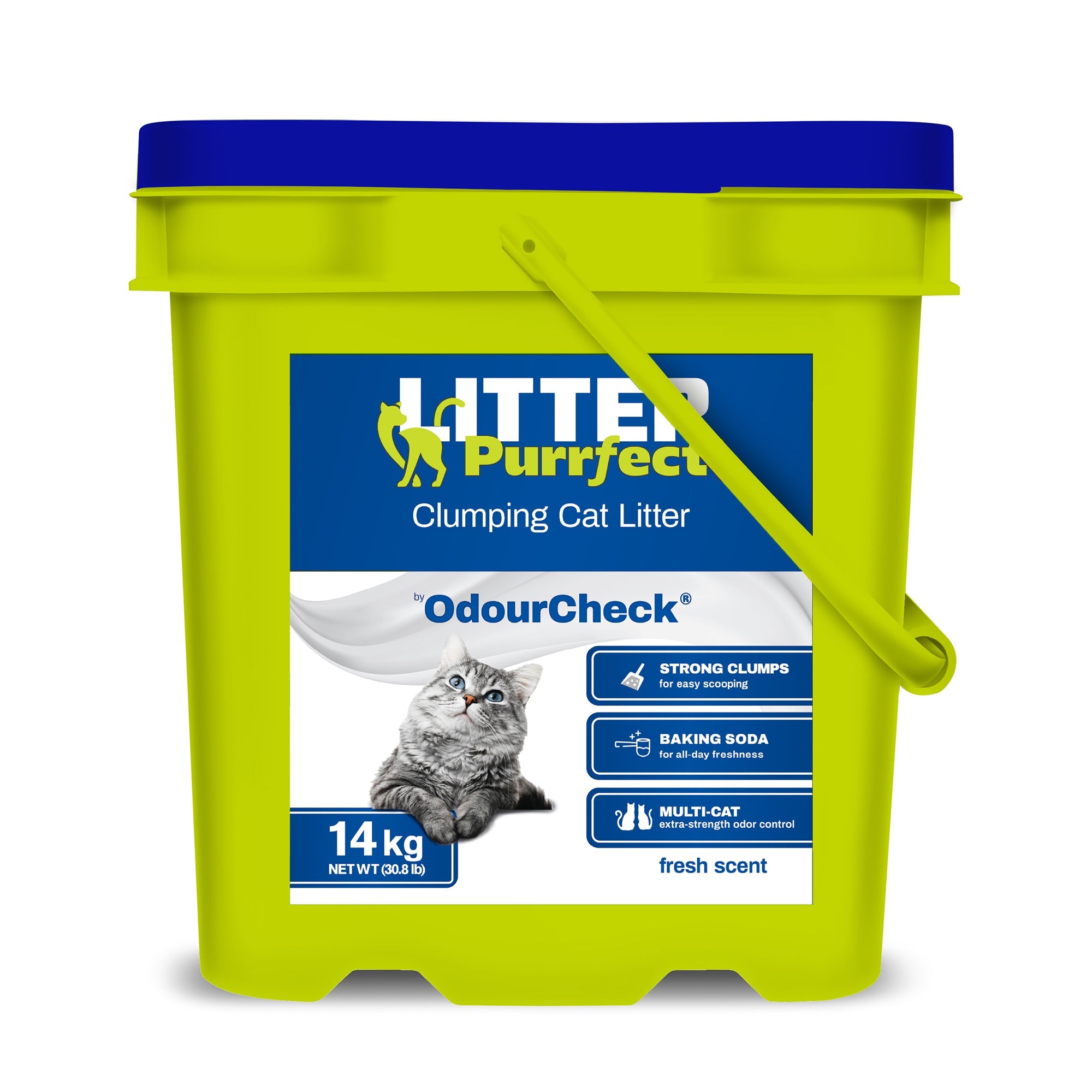 Litter Purrfect Scoopable Clumping Cat Litter, 14-kg