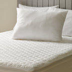 Cool Max Medium Firmness Cotton Pillow, Queen, White