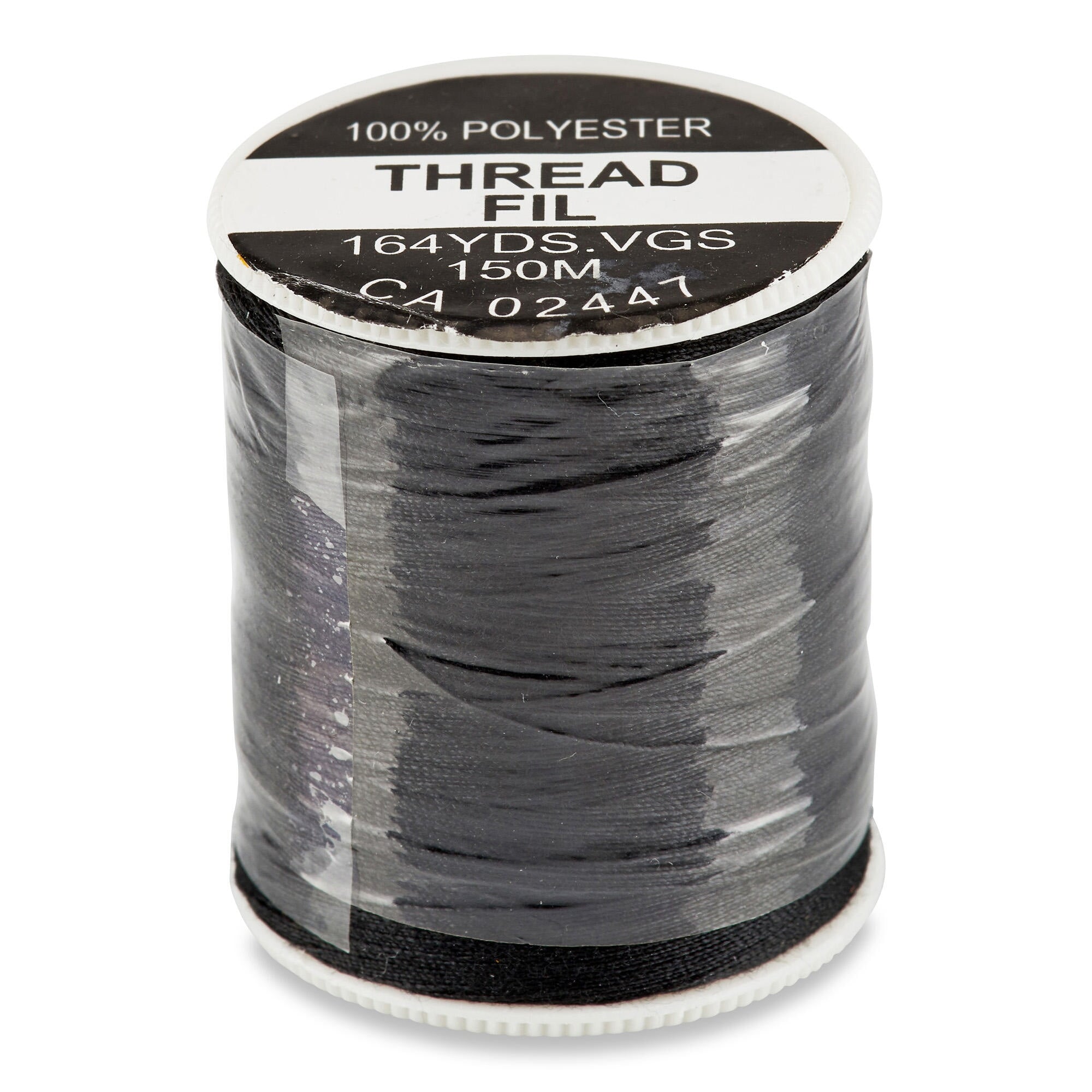 UV-Resistant Polyester Thread, 150-m, Black