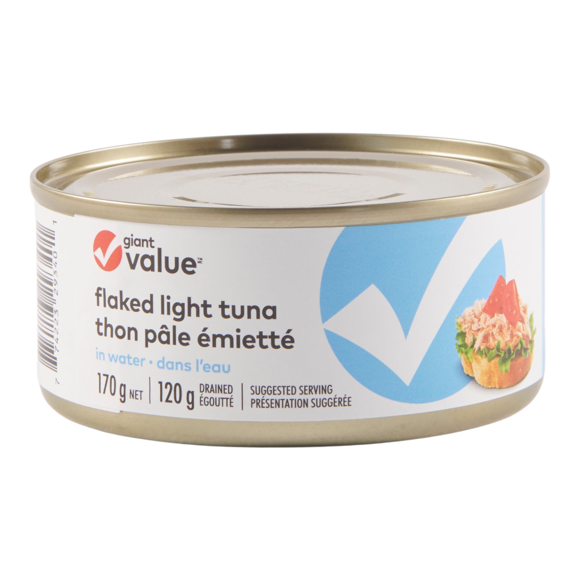 Giant Value Flaked Light Tuna, 170 g