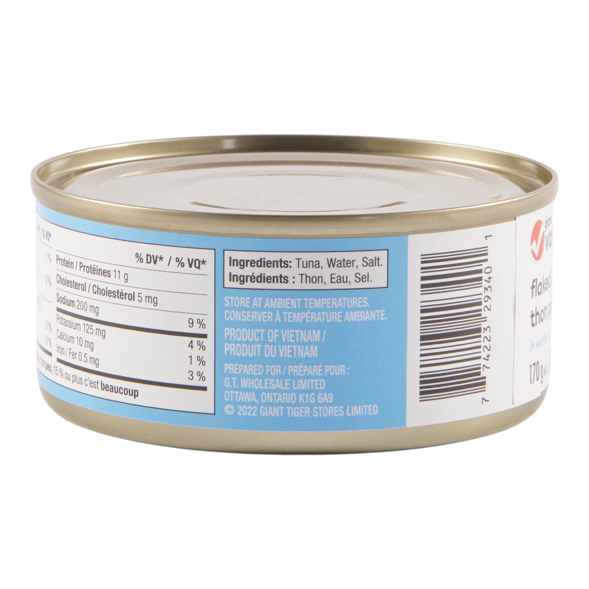 Giant Value Flaked Light Tuna, 170 g