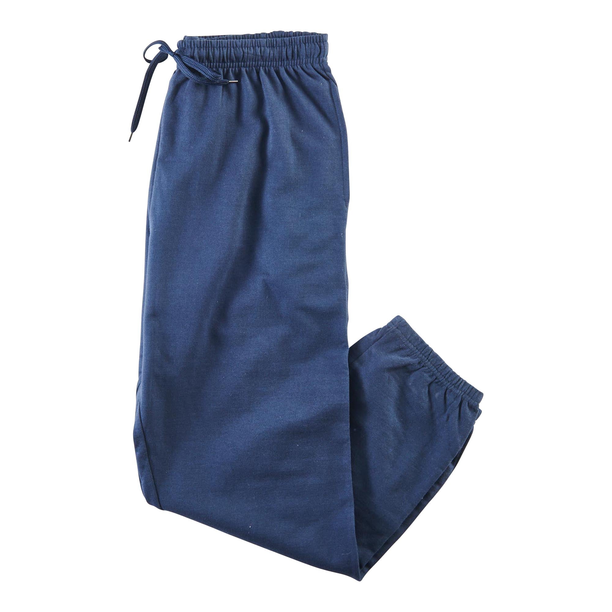 Mountain Ridge Men's Fleece Pants with Adjustable Drawstring and Elastic Ankle