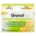 Pastilles à mâcher au gingembre Gravol sans somnolence - emb. de 20