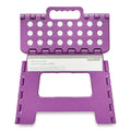HomeStyles Folding Plastic Step Stool, Assorted Colours