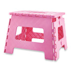 HomeStyles Folding Plastic Step Stool, Assorted Colours