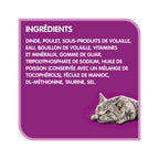 WHISKAS PERFECT PORTIONS Wet Cat Food Paté, Turkey, 75 g