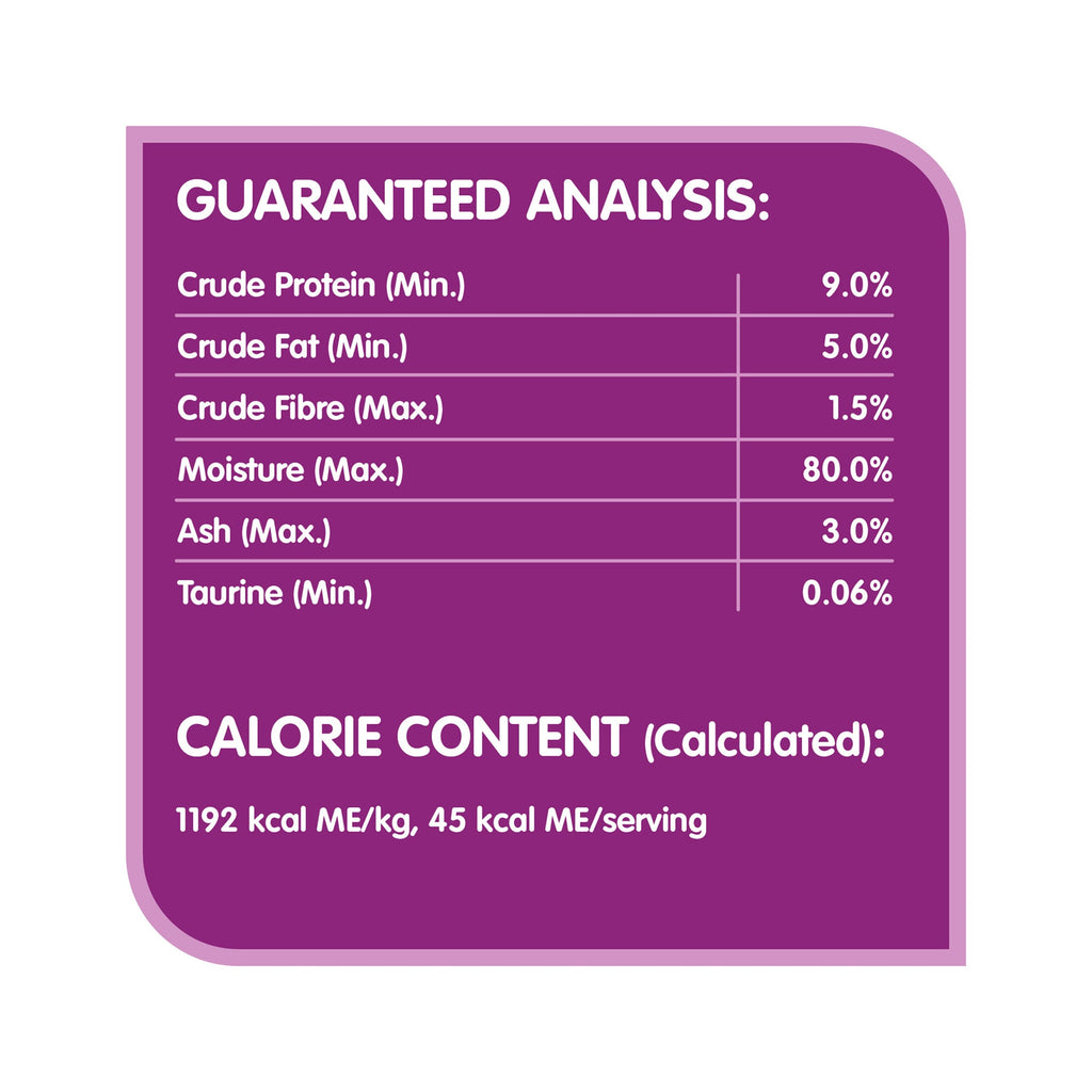 WHISKAS PERFECT PORTIONS Wet Cat Food Paté, Turkey, 75 g