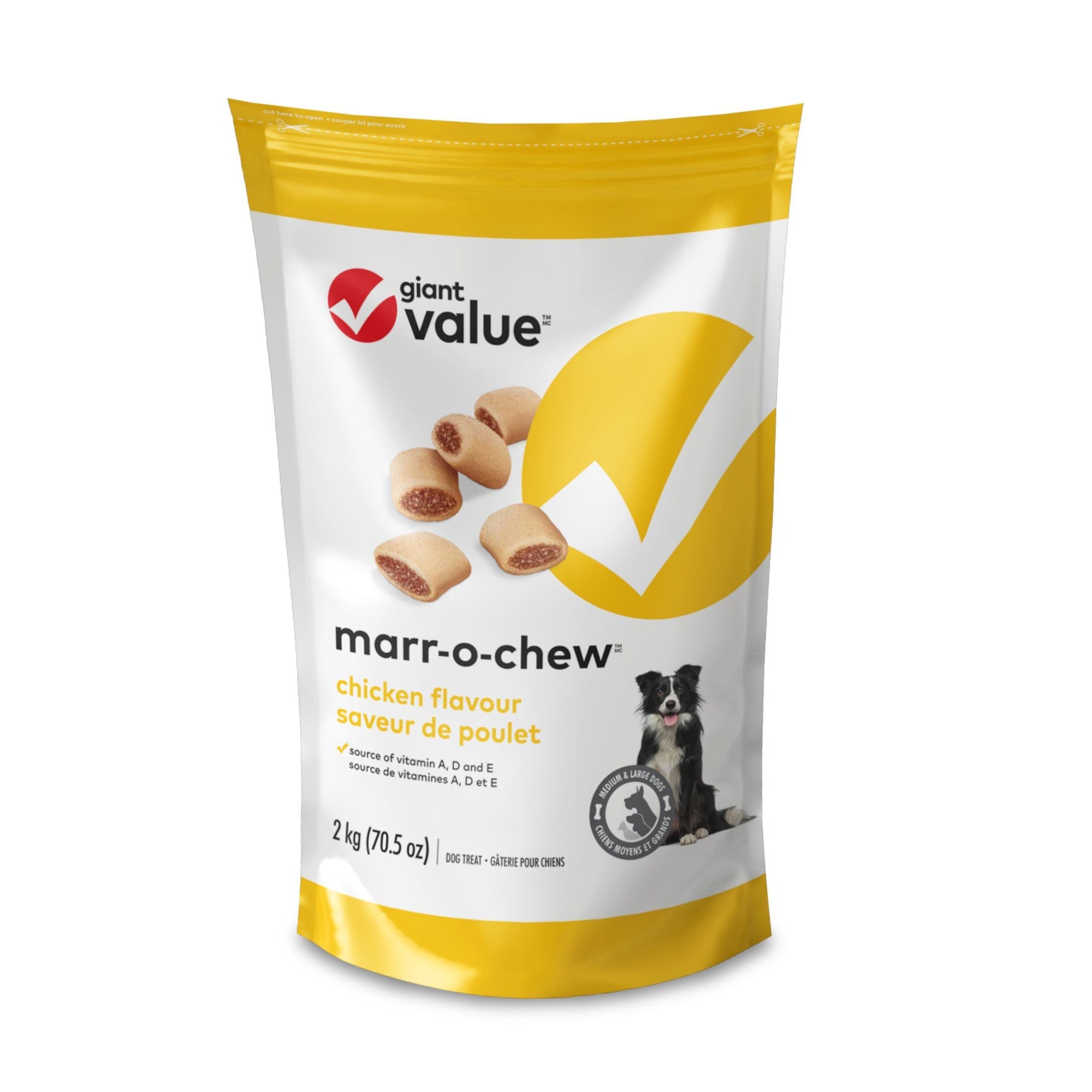 Giant Value Marr-O-Chew Dog Treats, 2 kg