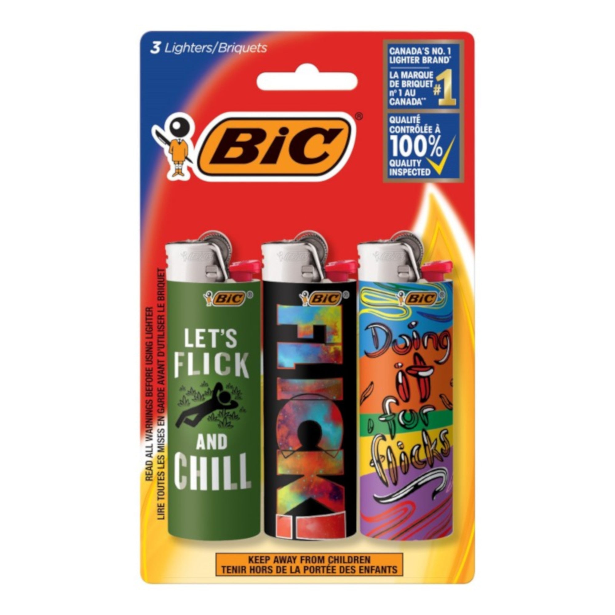 Bic Special Edition Lighter, 3-pack