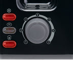 Betty Crocker Plastic 2-Slice Toaster with Automatic Shut-off, Black